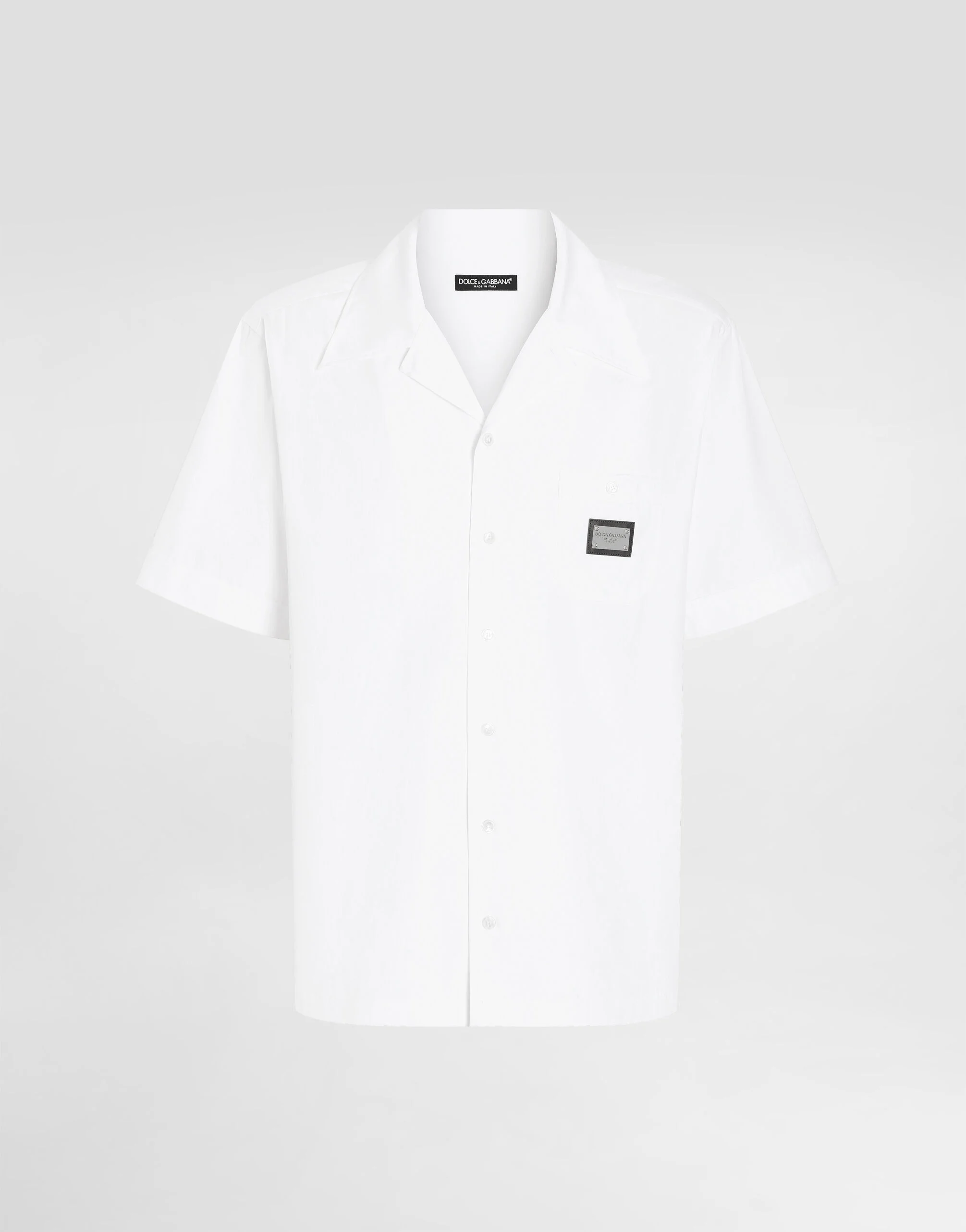 D&G Cotton Hawaiian shirt with branded tag