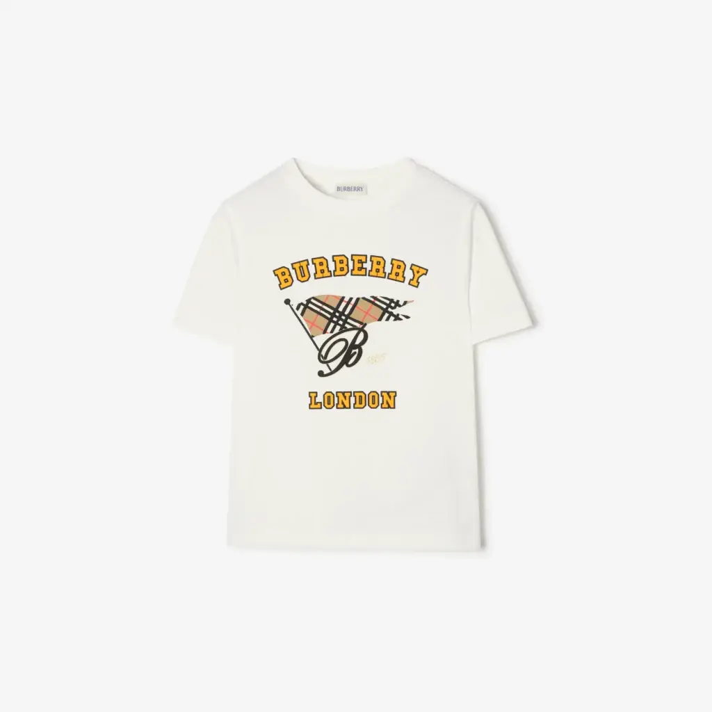 Burberry Flag Cotton T-shirt