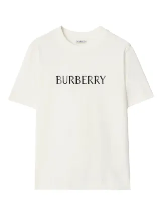Burberry logo cotton T-shirt